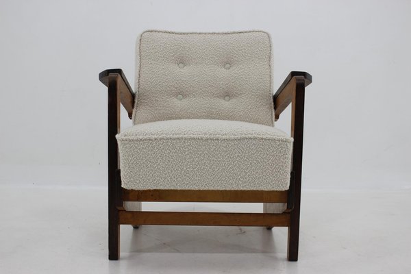 Cubist Armchair, Czechoslovakia, 1930s-TZ-1418936