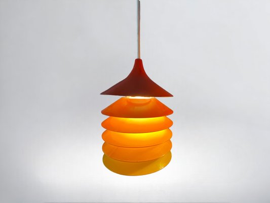 Cultural Orange Pendant Lamp by Bent Boysen for Ikea, Sweden, 1980s-PYR-1727645