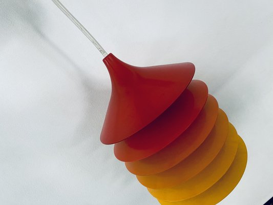 Cultural Orange Pendant Lamp by Bent Boysen for Ikea, Sweden, 1980s-PYR-1727645