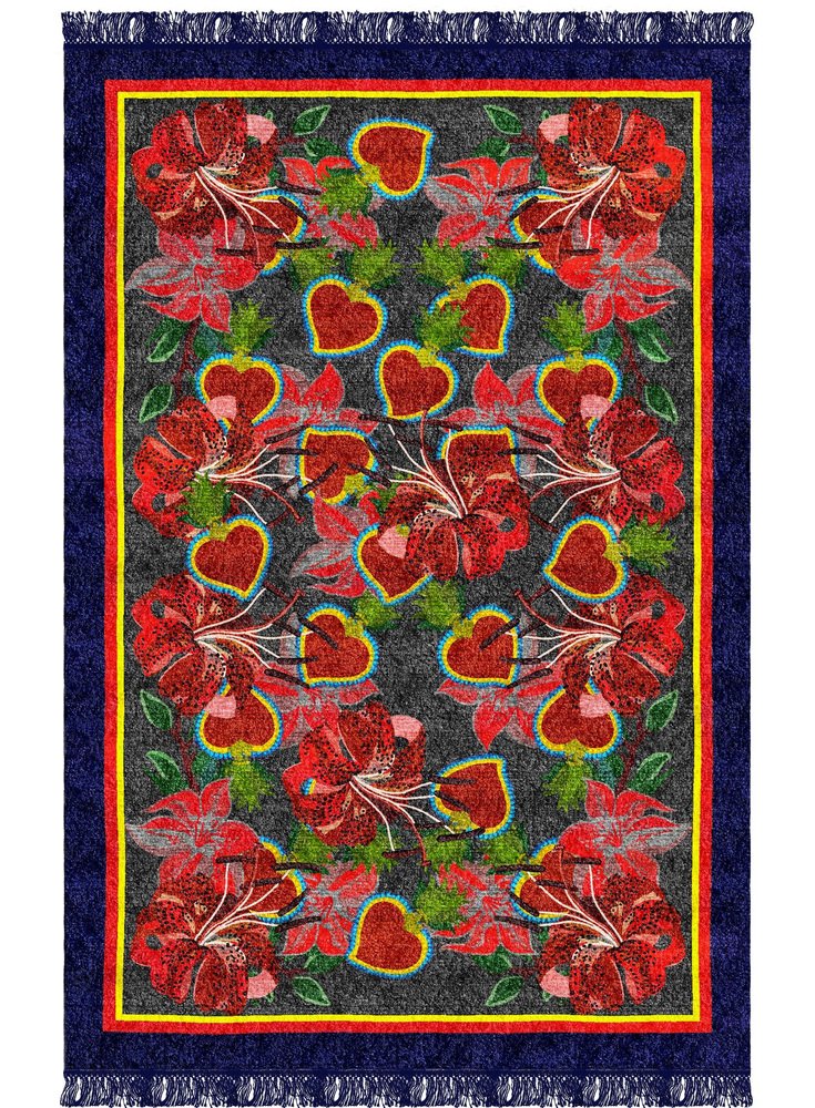 Cuori Rug I by Giulio Brambilla