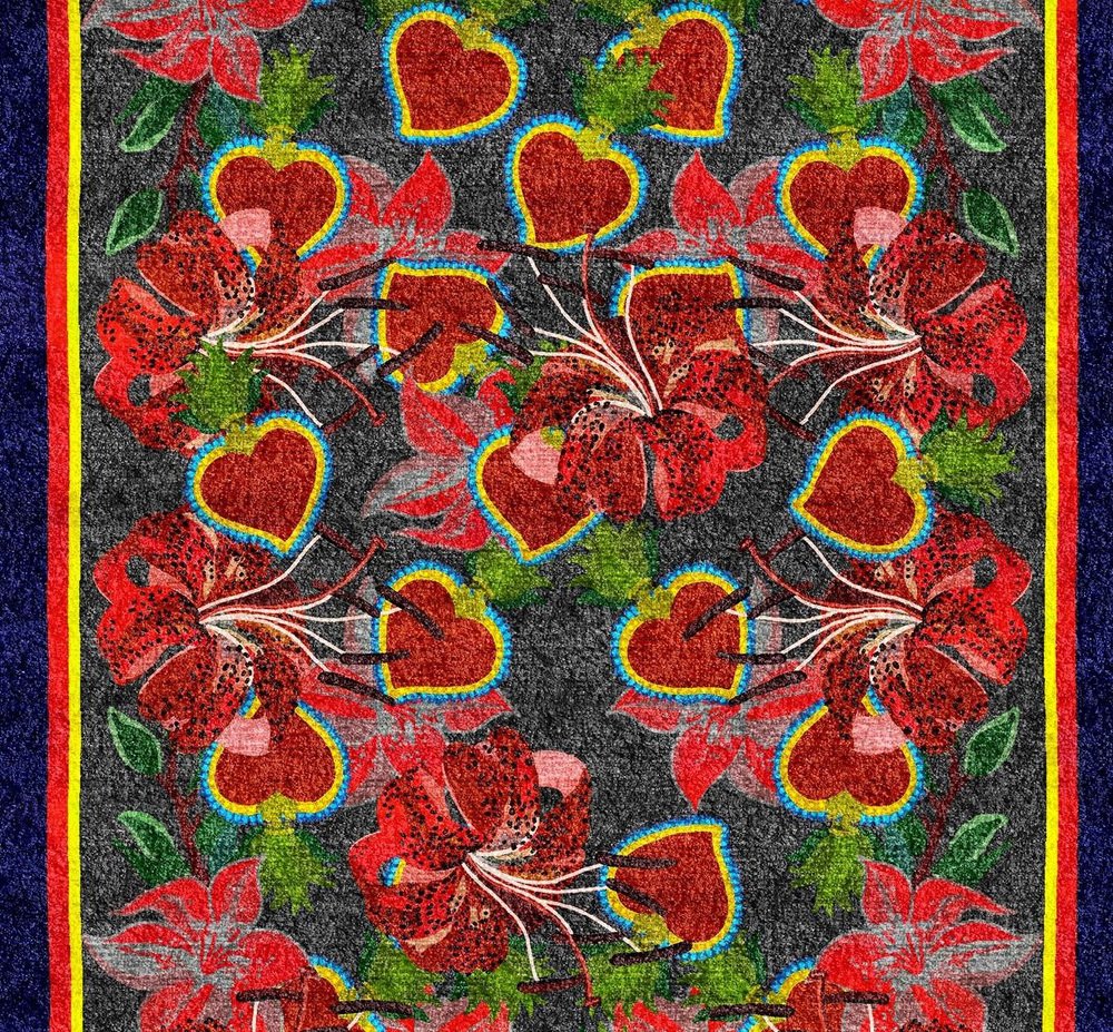 Cuori Rug I by Giulio Brambilla