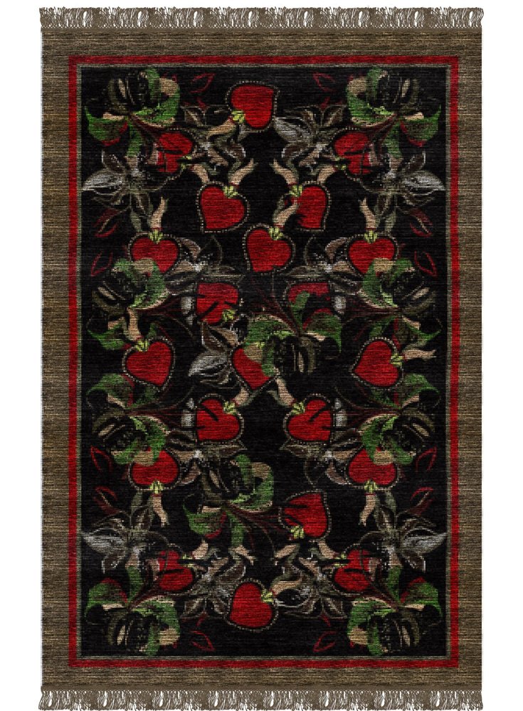 Cuori Rug I by Giulio Brambilla