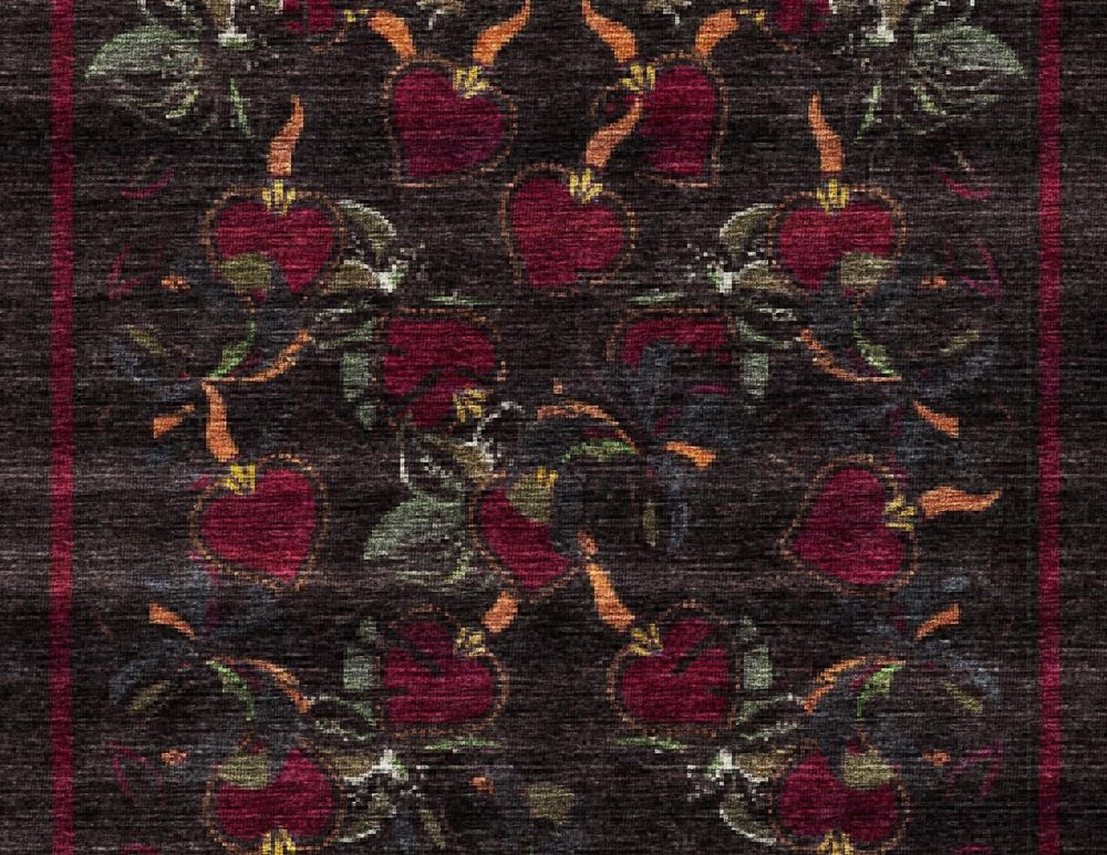 Cuori Rug II by Giulio Brambilla