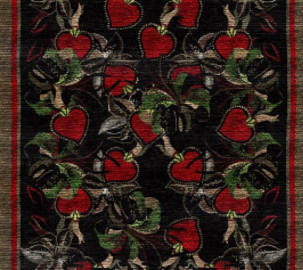 Cuori Rug III by Giulio Brambilla