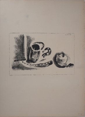 Cup and Apple Lithograph by Pablo Picasso, 1947-KHH-697788