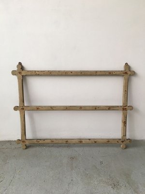 Cup and Mug Wall Rack in Ancient Wood, 1930s-GGK-753587