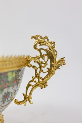 Cup in Canton Porcelain and Gilt Bronze, 1880s-CEJ-869534