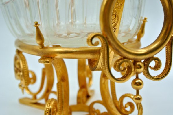 Cup in Gilt Bronze and Cut Crystal-WFS-798660