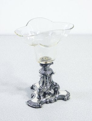 Cup or Vase in Silver and Glass by J. Schott, 1840-OJE-1800814