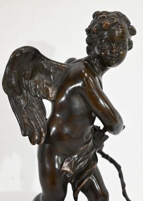 Cupidon Bronze Sculpture in the style of L.S. Boizot, 19th-Century-RVK-1338280