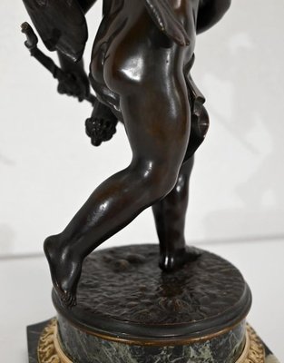 Cupidon Bronze Sculpture in the style of L.S. Boizot, 19th-Century-RVK-1338280