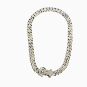 Curb Necklace or Belt in Sterling Silver from Hermès-NPN-2033362