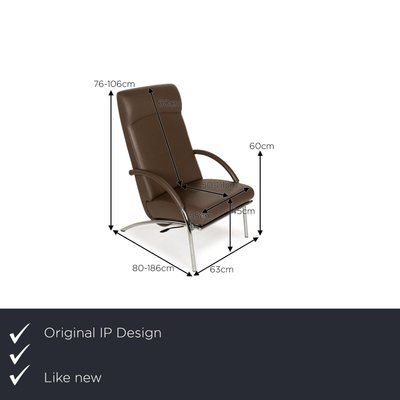 Curve Leather Relax Chair from Ip Design-RQW-2028466