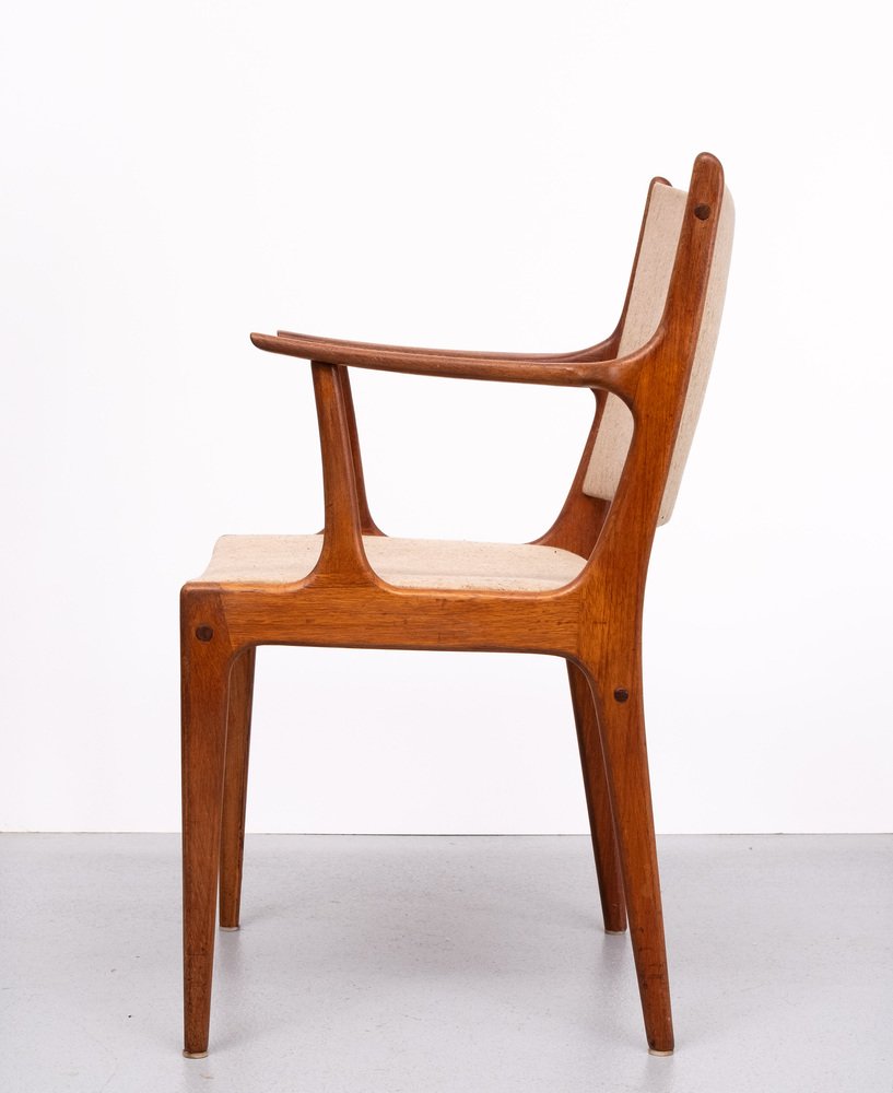 Curved Armchair by Johannes Andersen for Uldum Møbelfabrik, 1960s