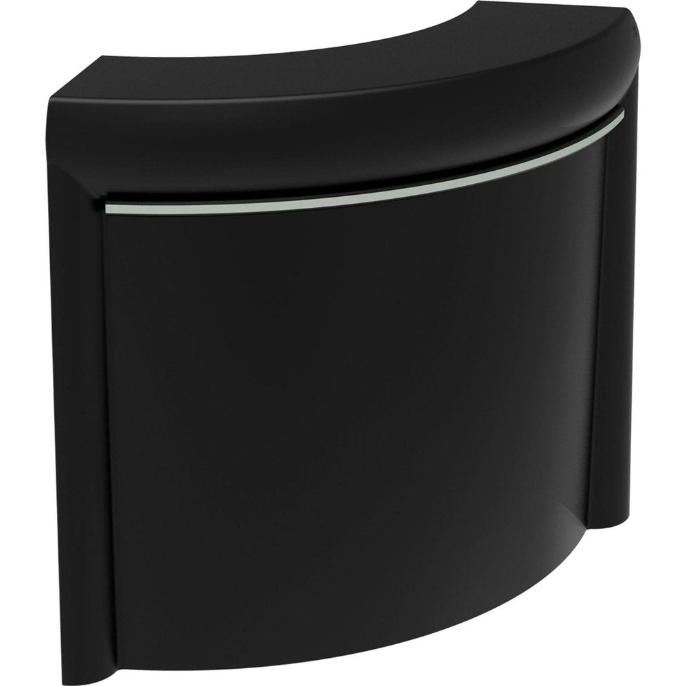 Curved Black Lacquered Classe Bar by Mowee