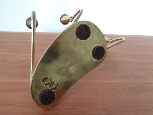 Curved Brass Candleholder, 1950s-RDW-646424