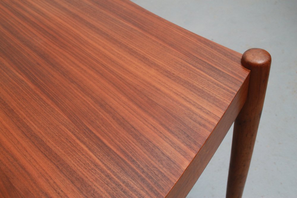 Curved Coffee Table in Walnut, 1965