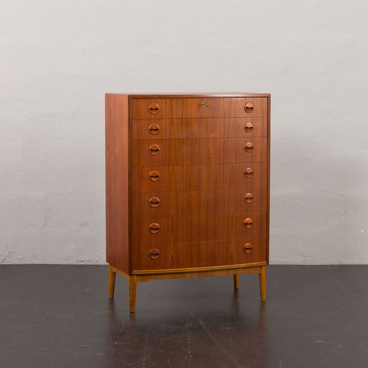 Curved Front Dresser by Kai Kristiansen, 1960s