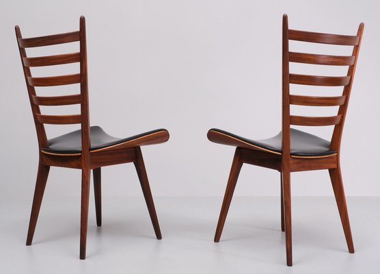 Curved Ladder Chairs by Cees Braakman for Pastoe, Holland, 1958, Set of 2-GCG-1788305