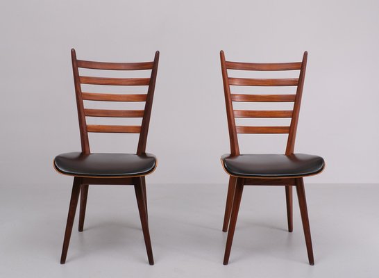 Curved Ladder Chairs by Cees Braakman for Pastoe, Holland, 1958, Set of 2-GCG-1788305