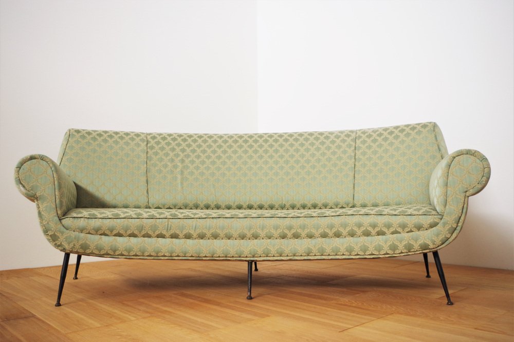 Curved Sofa by Gigi Radice, 1950s