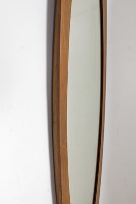 Curved Wooden Mirror by Campo E Graffi for Home, 1950s-LMR-1367140