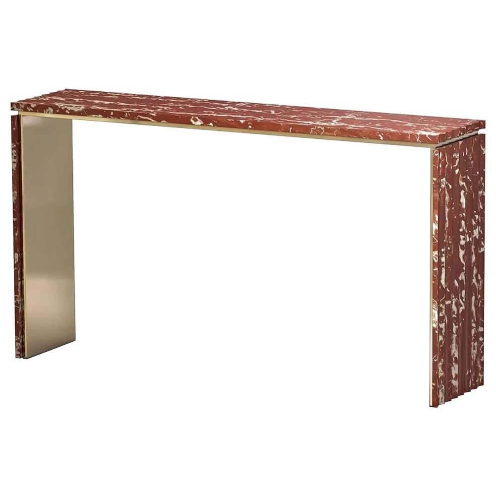 Curves Marble Console Table by Marmi Serafini