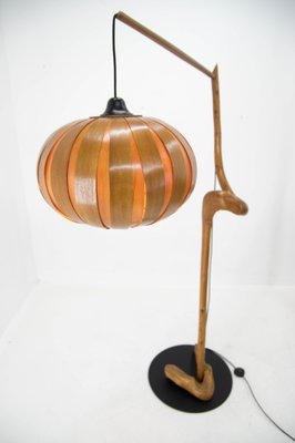 Custom Made Wooden Floor Lamp, 1960s-TZ-1142658