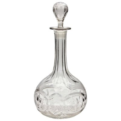 Cut Crystal Decanter from Val Saint Lambert, Belgium, 20th Century-MJY-1149003