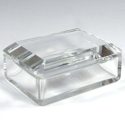 Cut Crystal Glass Box from Val St Lambert, Belgium, 1950s-GIW-1123318