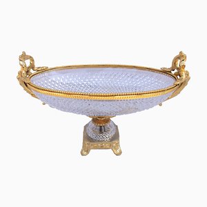 Cut Crystal Oval Cup, 1950s-CEJ-488381