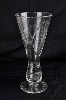 Cut Crystal Vase, 1960s-ROJ-635562