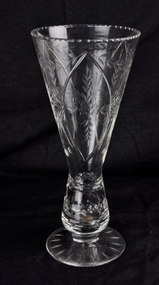 Cut Crystal Vase, 1960s-ROJ-635562