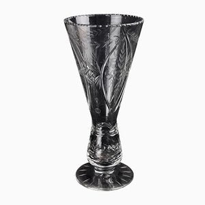 Cut Crystal Vase, 1960s-ROJ-635562