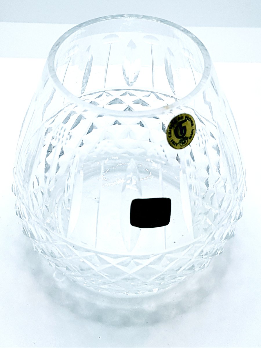 Cut Crystal Vase by F. Gross