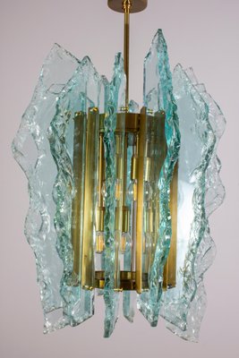 Cut-Glass Chandelier from Fontana Arte, 1960s-MBH-2036575