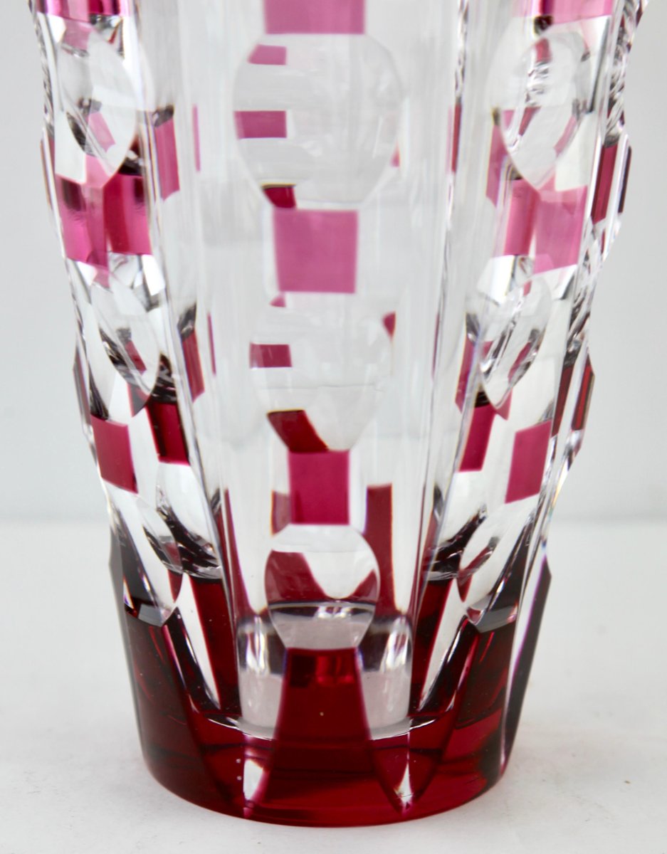 Cut to Clear Crystal Vase from Val Saint Lambert