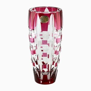 Cut to Clear Crystal Vase from Val Saint Lambert-MJY-1148983