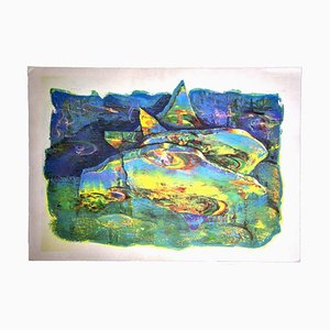 Cutolo, Abstract Landscape, Lithograph, Late 20th Century-ZCI-903154