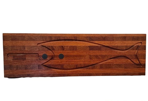 Cutting Board or Serving Dish in Solid Teak from Digsmed, Denmark-BPJ-1318757