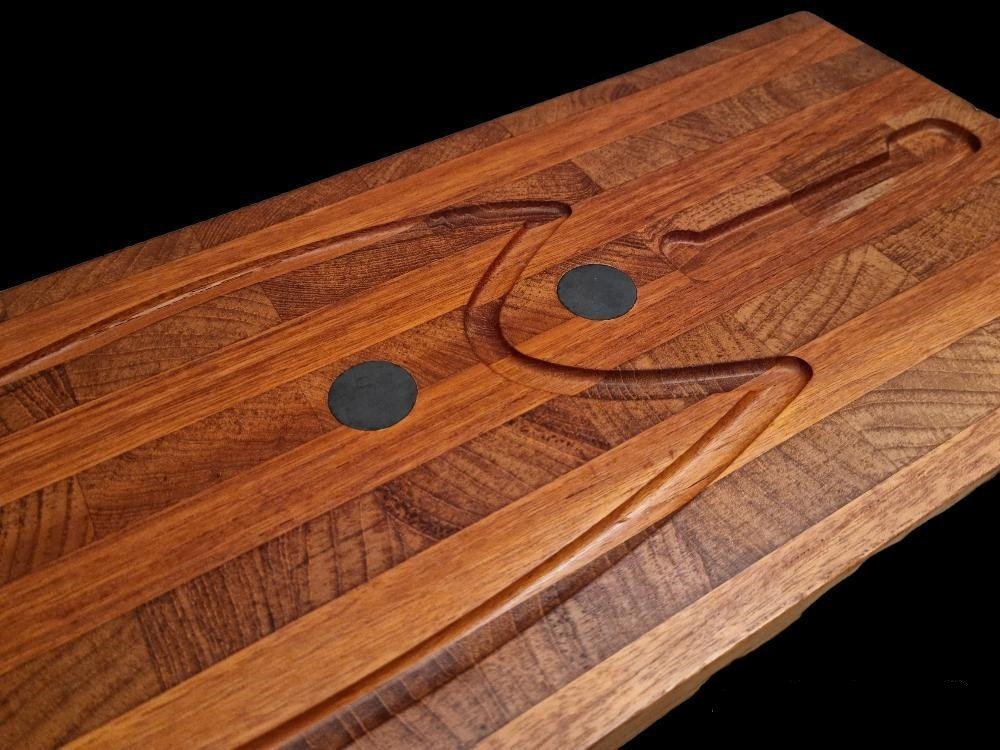 Cutting Board or Serving Dish in Solid Teak from Digsmed, Denmark