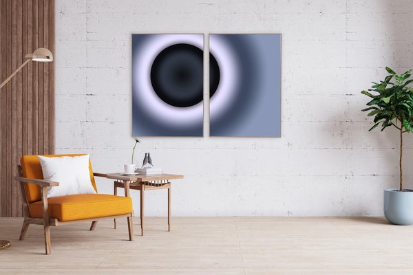 Cyd Fontaine, Eclipse Diptych, 2023, Giclée Print-RWC-1706093