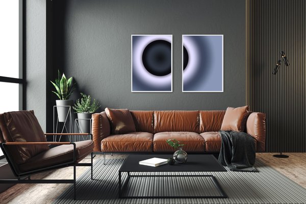 Cyd Fontaine, Eclipse Diptych, 2023, Giclée Print-RWC-1706093