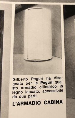 Cylindrical Cabinet by Gilberto Peguri for Peguri, 1960s-VCV-845513