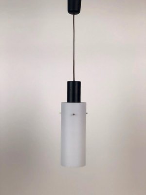 Cylindrical Hanging Pendant Lamps from West, Austria, 1970s, Set of 2-BAF-763426