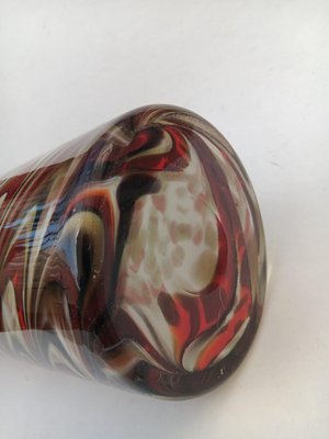 Cylindrical Swirl Murano Glass Vase, 1970s-XUQ-2021820