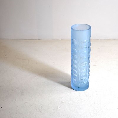 Cylindrical Vase in Stained Glass, 1960s-JQO-810895