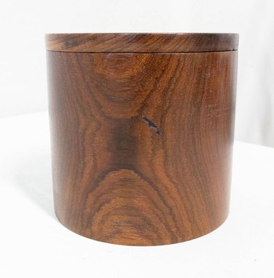 Cylindrical Wood Box, 1960s, France-RIU-858156