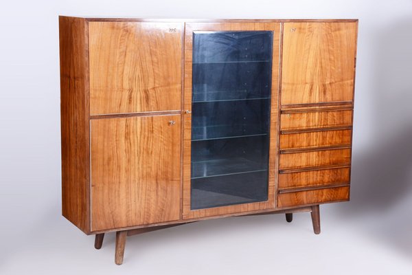 Czech Art Deco Sideboard in Walnut, 1940s-WHY-1747272