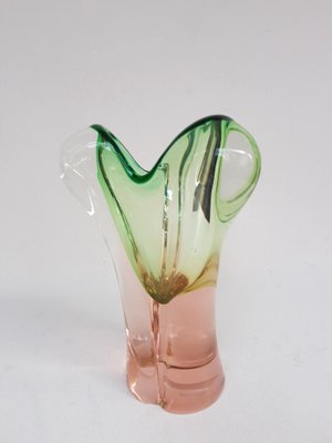 Czech Art Glass Vase by Josef Hospodka for Chrisbska, 1960s-QDP-665652